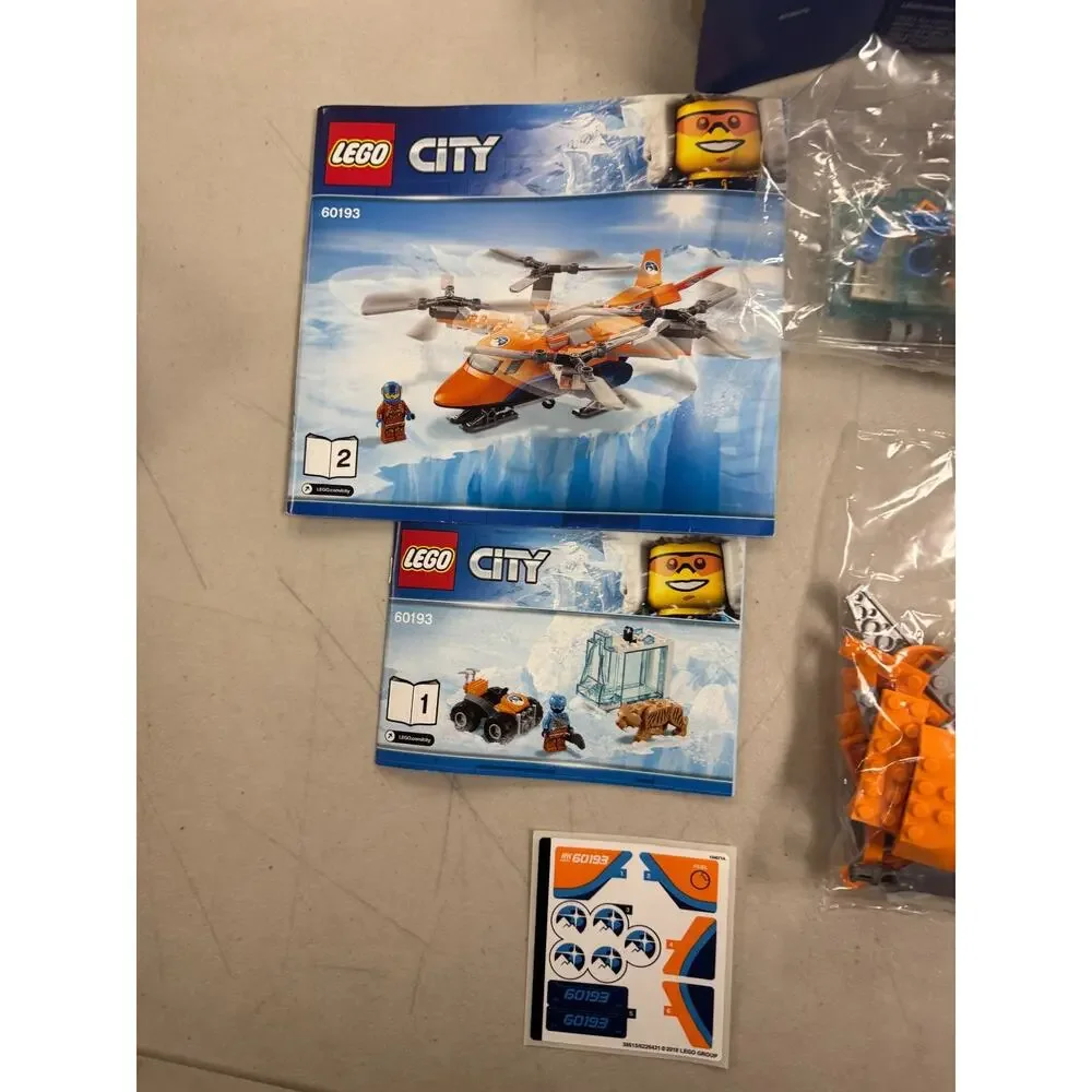 LEGO City Arctic Air Transport 60193 277pcs New Open Box Sealed Bags Complete